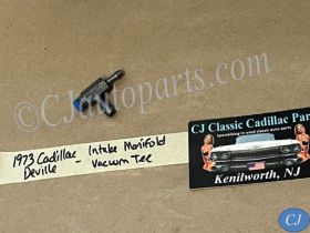 OEM 1971 1972 1973 1974 1975 1976 Cadillac Deville Eldorado Calais Fleetwood 472/500 Engine INTAKE MANIFOLD VACUUM PORT TEE TREE FITTING CONNECTOR (DOUBLE OUTLET) #1498377